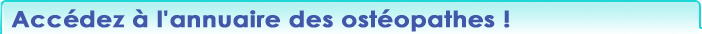 Acc�dez � l'annuaire des ost�opathes